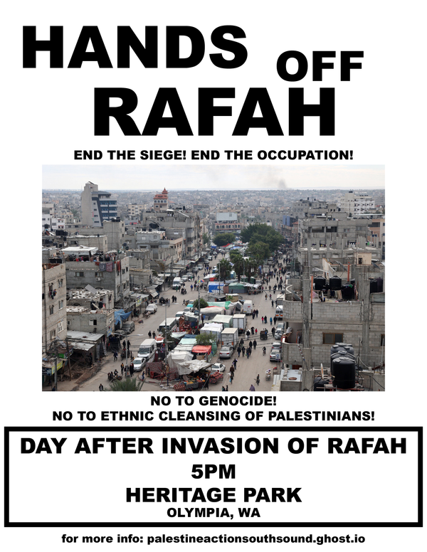 Rally and March for Rafah - TBA