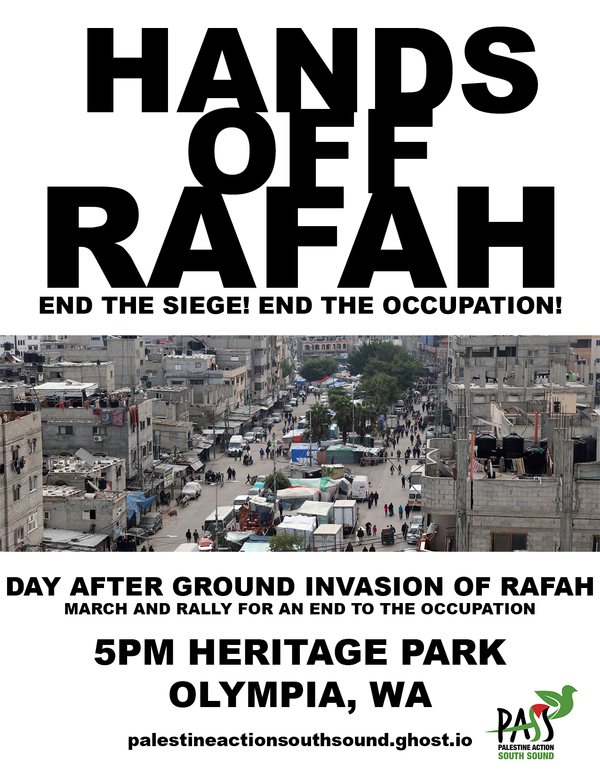 Press Release: Hands off Rafah March